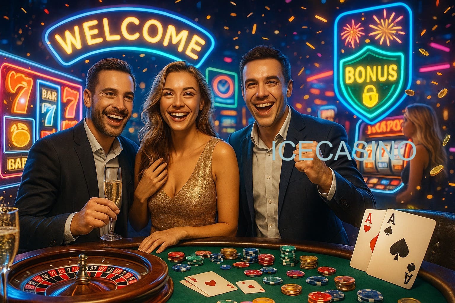Jogos emocionantes no ICECASINO
